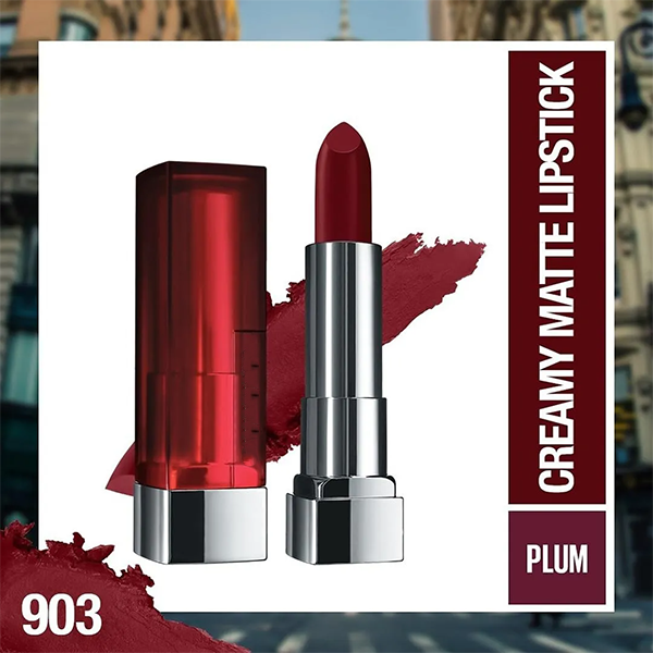 New York Color Sensational Creamy Matte Lipstick, 903 Midnight Date (3.9 gm)