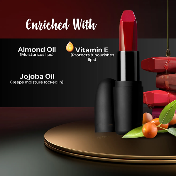 Weightless Matte Lipstick - Hot Plum 24, 4.5 gm 