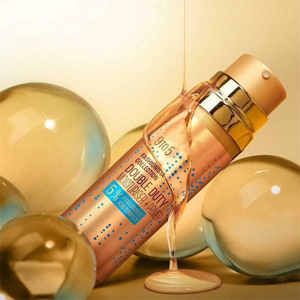 9to5 Double Duty Moisturiser + Primer with 5% Hyaluronic Acid Compex, For Intense Hydration, Blurs Pores, Long Lasting - 30 gm