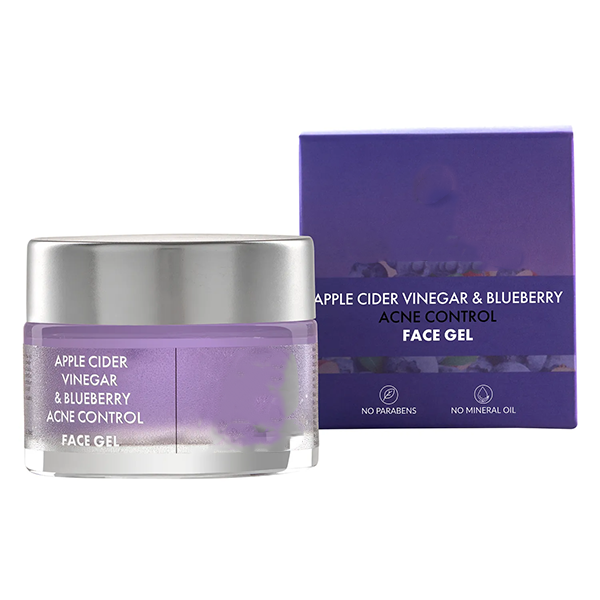 Apple Cider Vinegar & Blueberry Anti Acne Face Gel Forever Collection Hydration, Promotes elasticity, Prevents acne 
