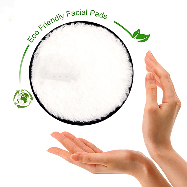 Reusable Round Face Facial Cleansing Pads, Safe For All Types Of Skin, Colour may vary 1 Pc