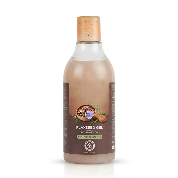 Flaxseed Gel with Rosemary Hair Mask 300 ml For Hair growth & Frizz Made with Rosemary Oil Curly Hair Gel Conditioner & Hair Mask
