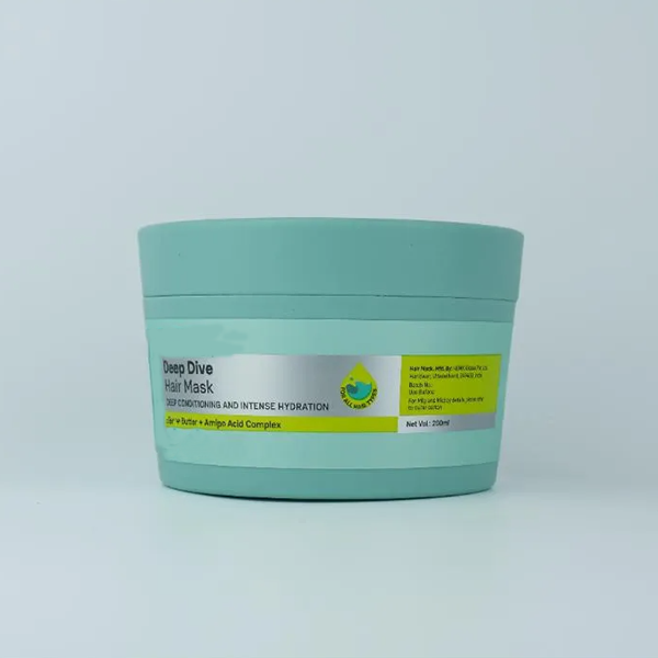 Deep Dive Hair Mask Deep Conditioning Treatment For Dry & Frizzy Hair 200 ml, Pack of 1